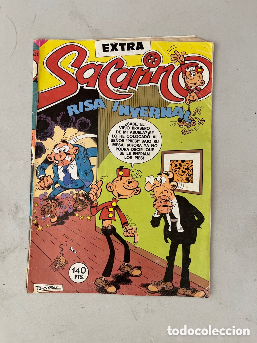 Tebeos: SACARINO EXTRA, RISA INVERNAL, N&ordm; 99, A&Ntilde;O 1985, (BRUGUERA) - Foto 1