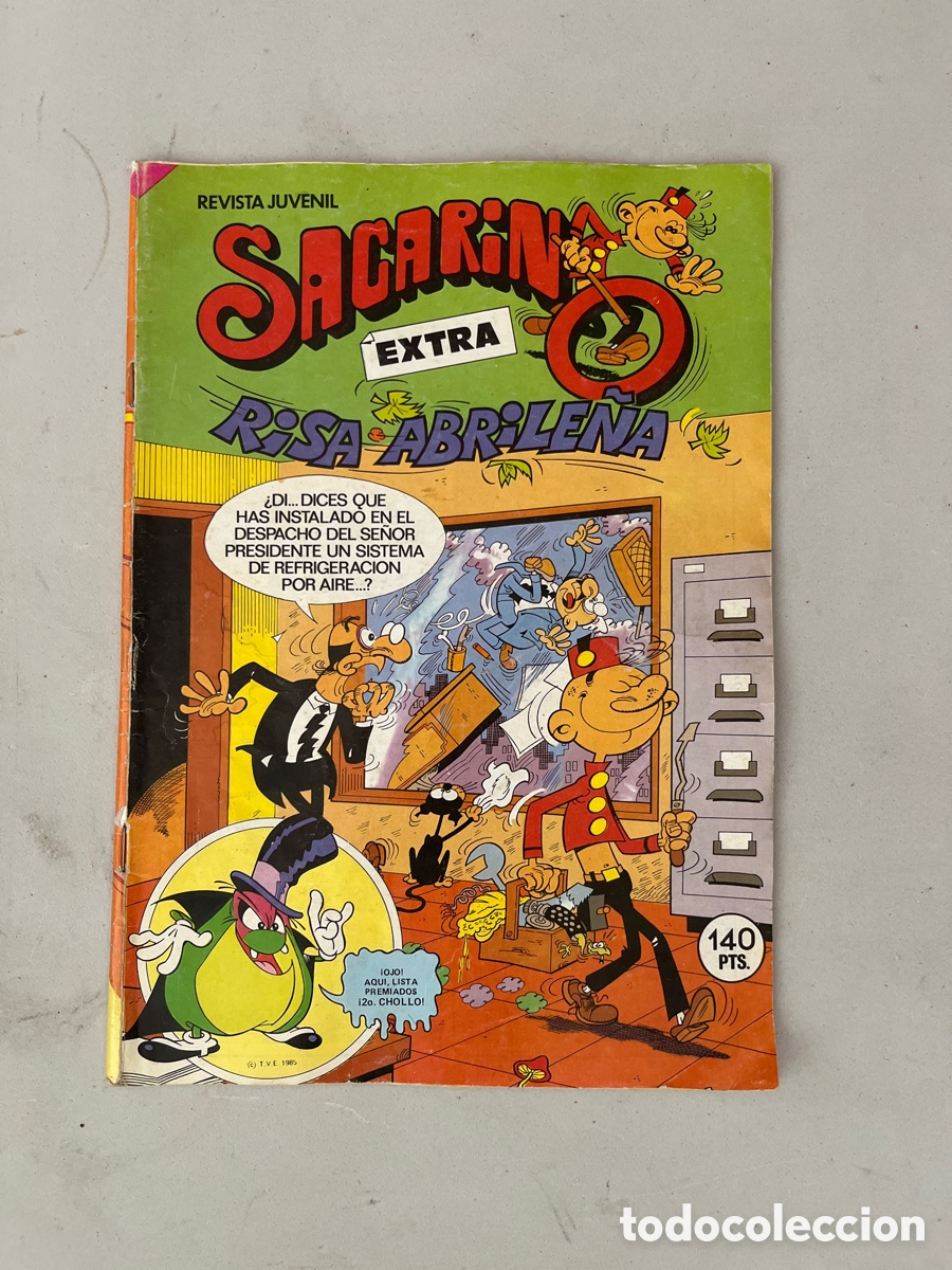 Tebeos: SACARINO EXTRA, RISA ABRILE&Ntilde;A, N&ordm; 86, A&Ntilde;O 1985, (BRUGUERA) - Foto 1
