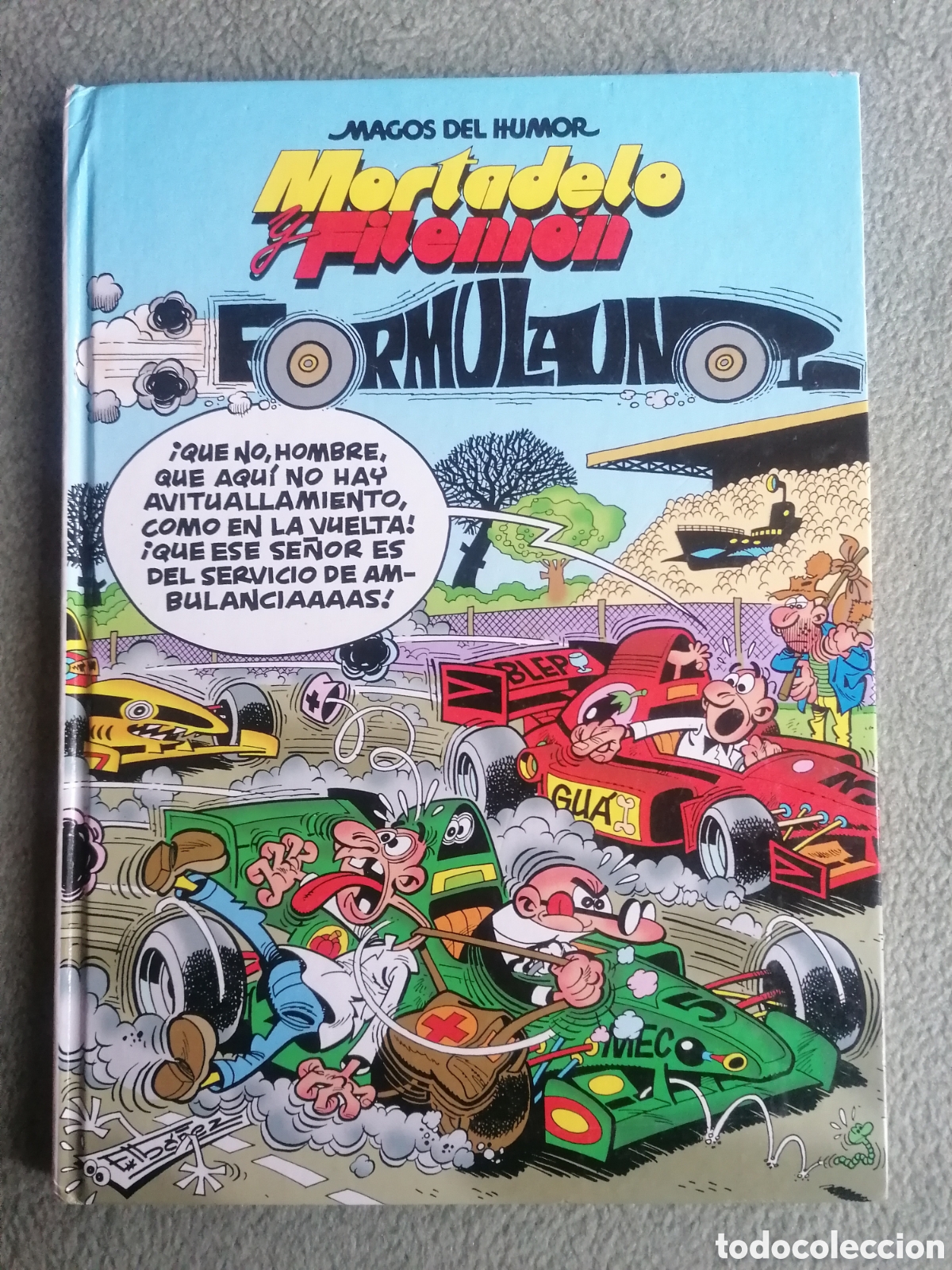 Tebeos: Magos del humor. Mortadelo y Filem&oacute;n. F&oacute;rmula uno. - Foto 1