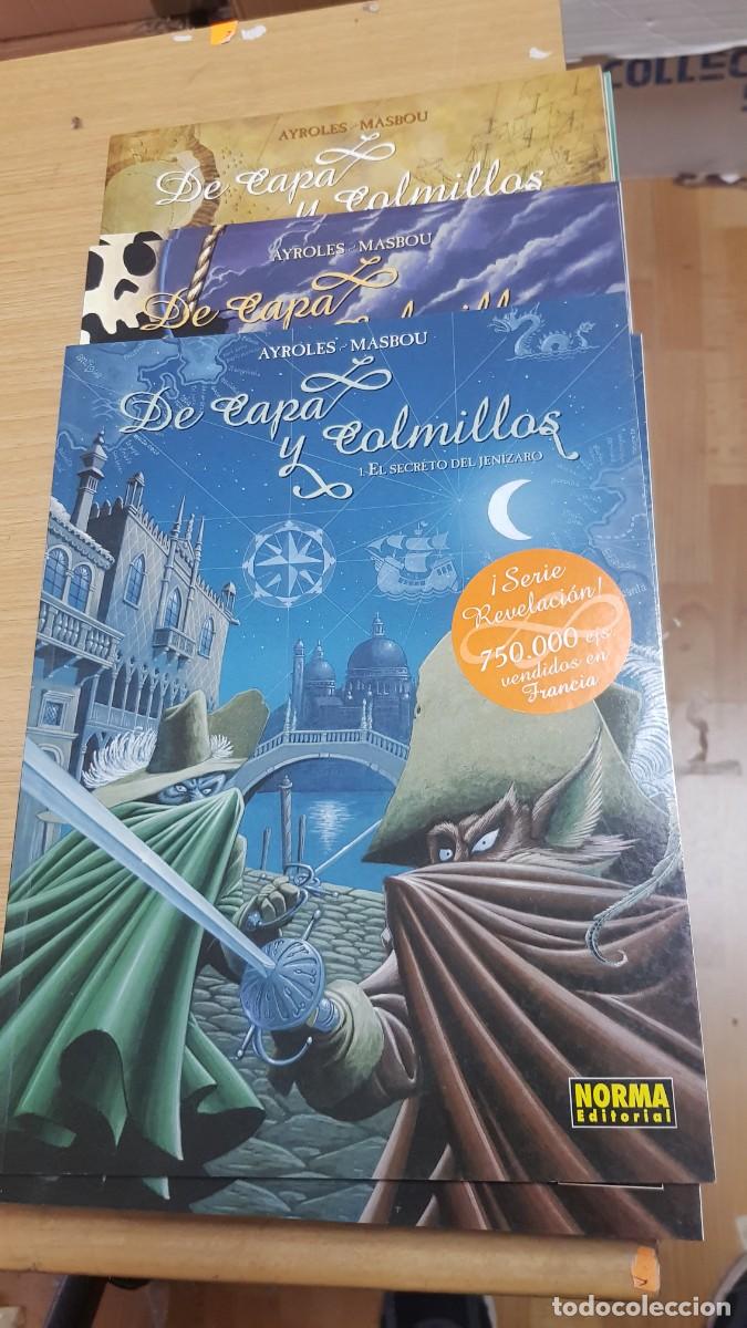 Tebeos: DE CAPA Y COLMILLOS n 1.2.3 ( lote 3 tomos ) NORMA - Foto 1
