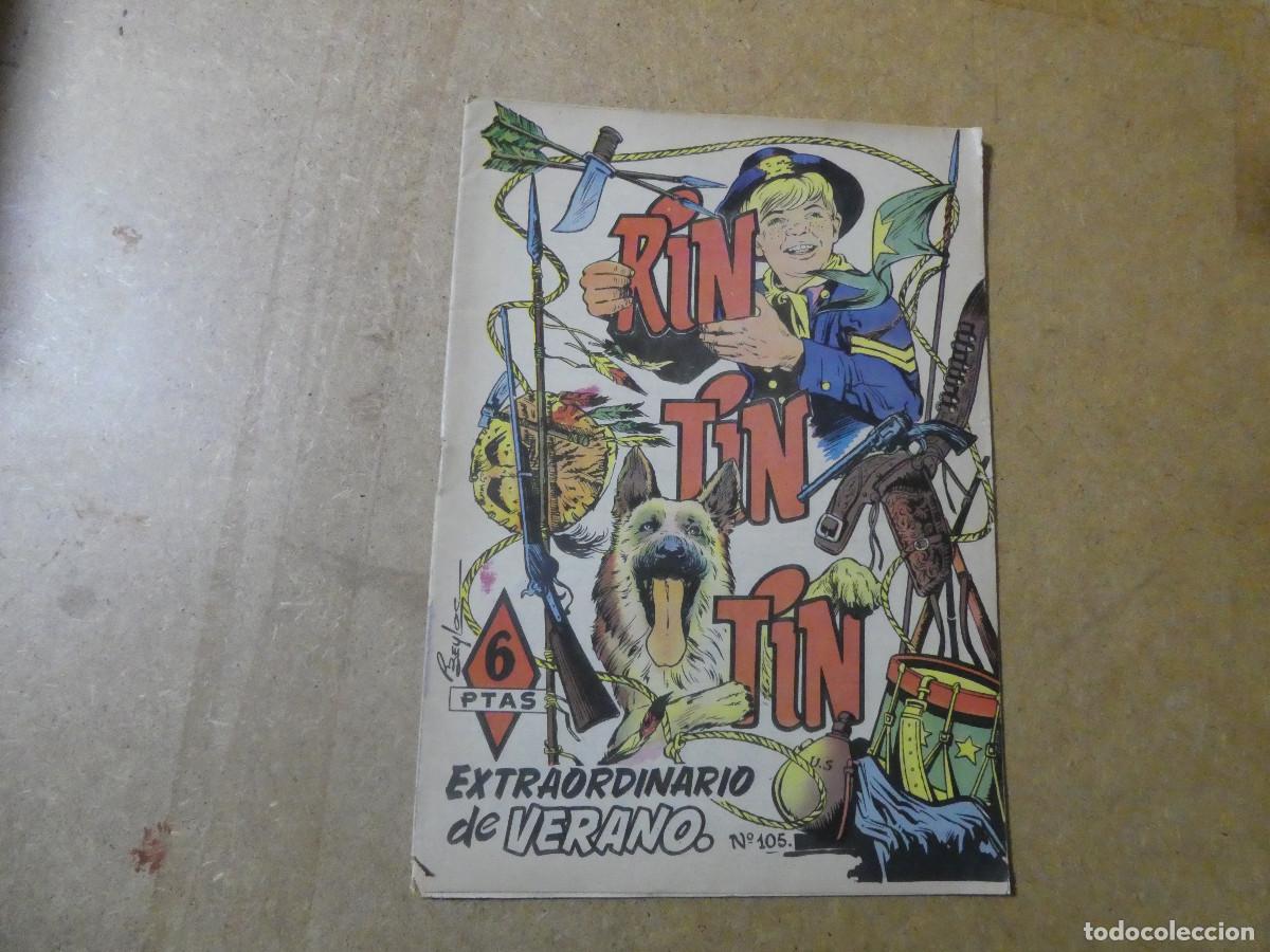 Tebeos: Rin-Tin -Tin n&ordm; 105, extra de verano, original, editorial marco - Foto 1