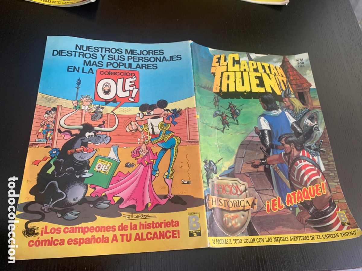Tebeos: EL ATAQUE TEBEO CAPITAN TRUENO N 84 - Foto 2