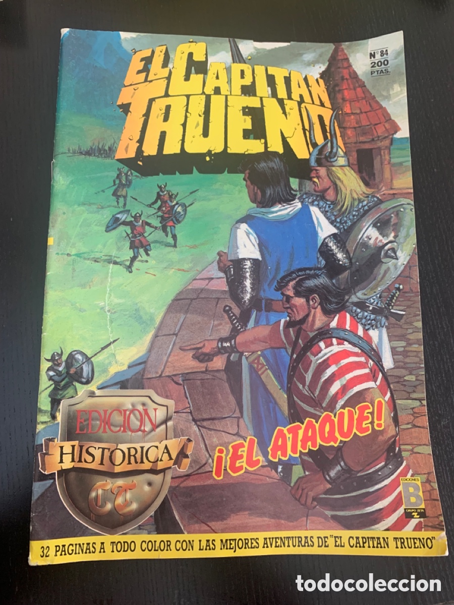 Tebeos: EL ATAQUE TEBEO CAPITAN TRUENO N 84 - Foto 1