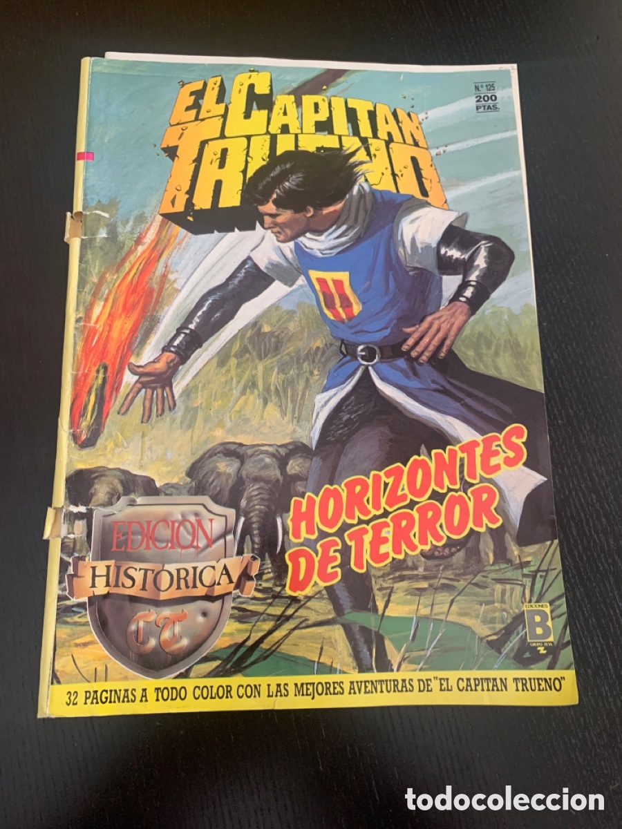 Tebeos: Horizontes de terror capitan trueno n125 tebeo - Foto 1