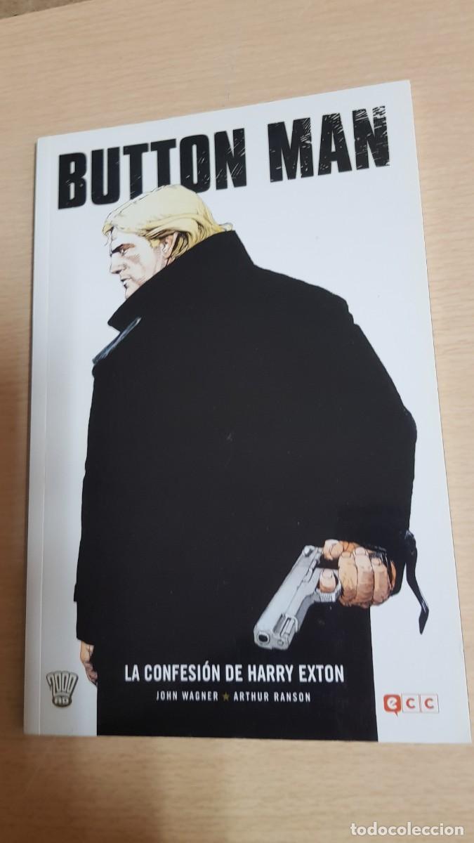 Tebeos: BUTTON MAN : LA CONFESI&Oacute;N DE HARRY EXTON..TOMO EN TAPA BLANDA de ECC - Foto 1
