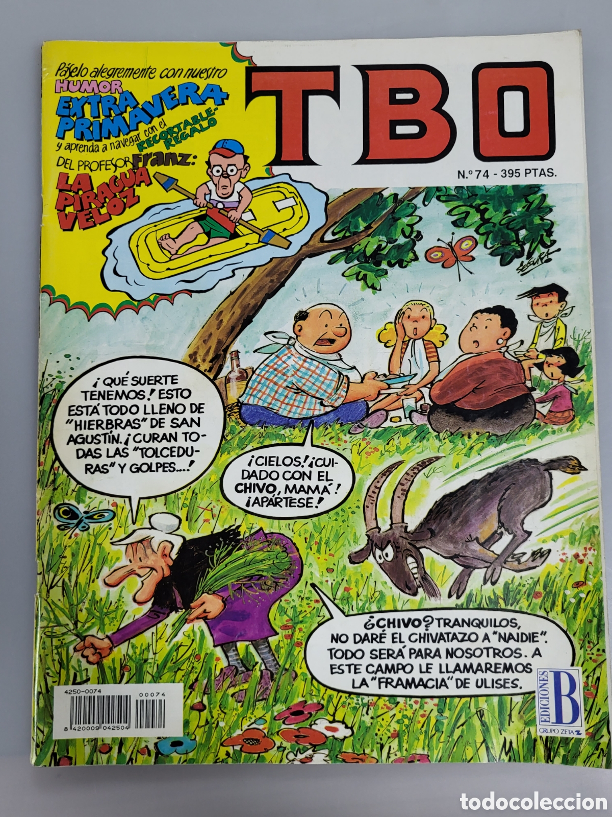 Tebeos: TBO N&ordm; 74 - ALMANAQUE EXTRA DE PRIMAVERA - EDICIONES B - - Foto 1