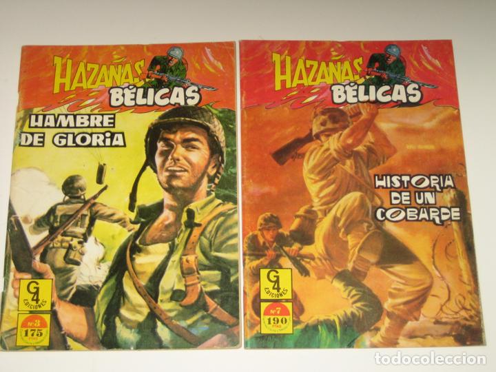Tebeos: HAZA&Ntilde;AS BELICAS - LOTE DE DOS COMICS - NUMEROS 3, 7 - Foto 1