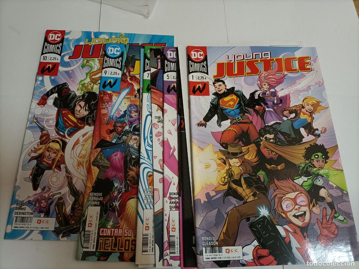 Tebeos: YOUNG JUSTICE. LOTE del 1 al 10 / 10 NUMEROS (TAPA BLANDA)... ECC - Foto 1