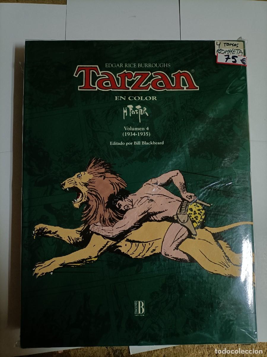 Tebeos: TARZAN: EN COLOR. COMPLETA 4 TOMOS (TAPA DURA)... EDICIONES B - Foto 1