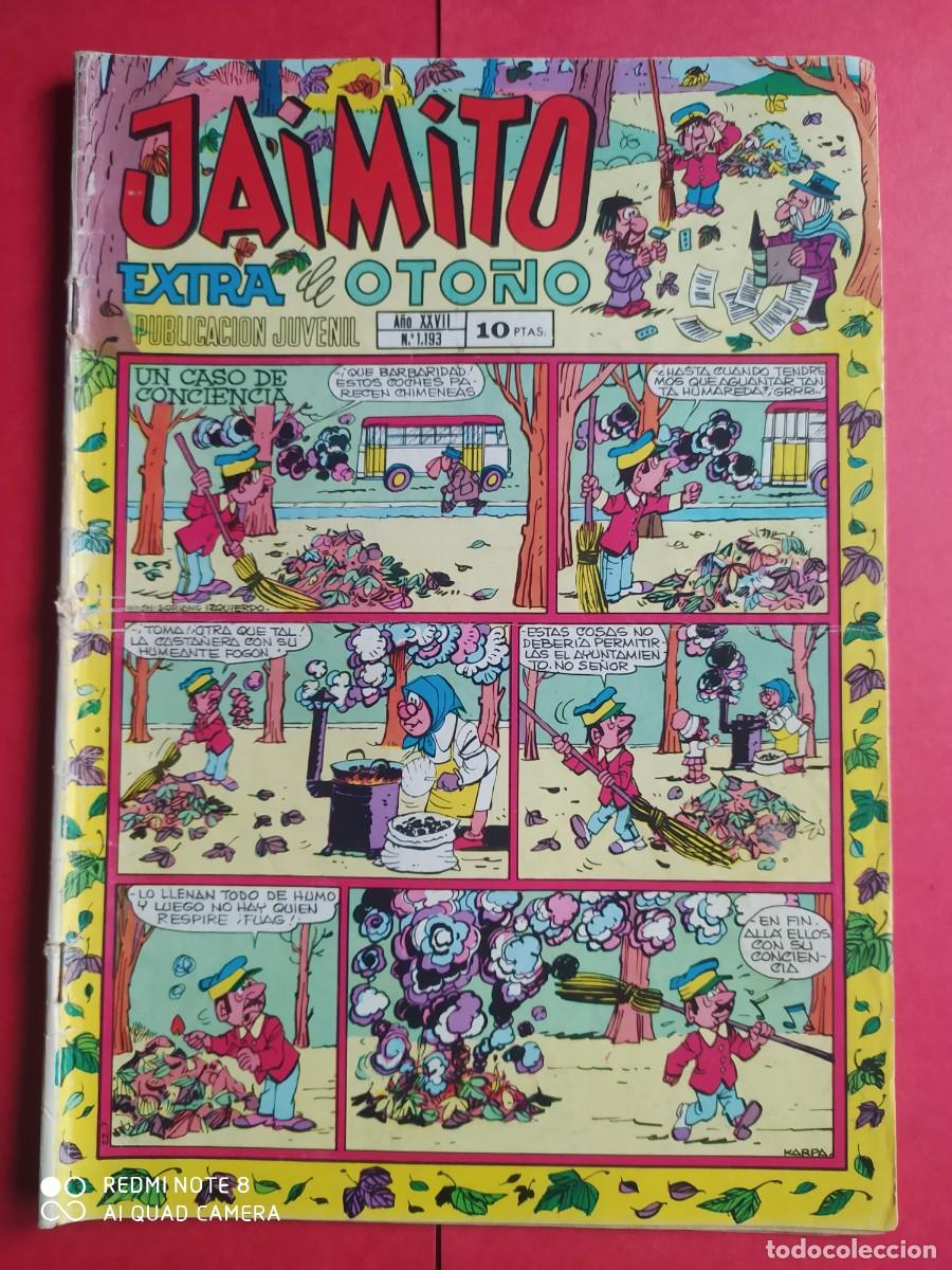 Tebeos: JAIMITO EXTRA DE OTO&Ntilde;O 1193 EDITORIAL VALENCIANA - Foto 1