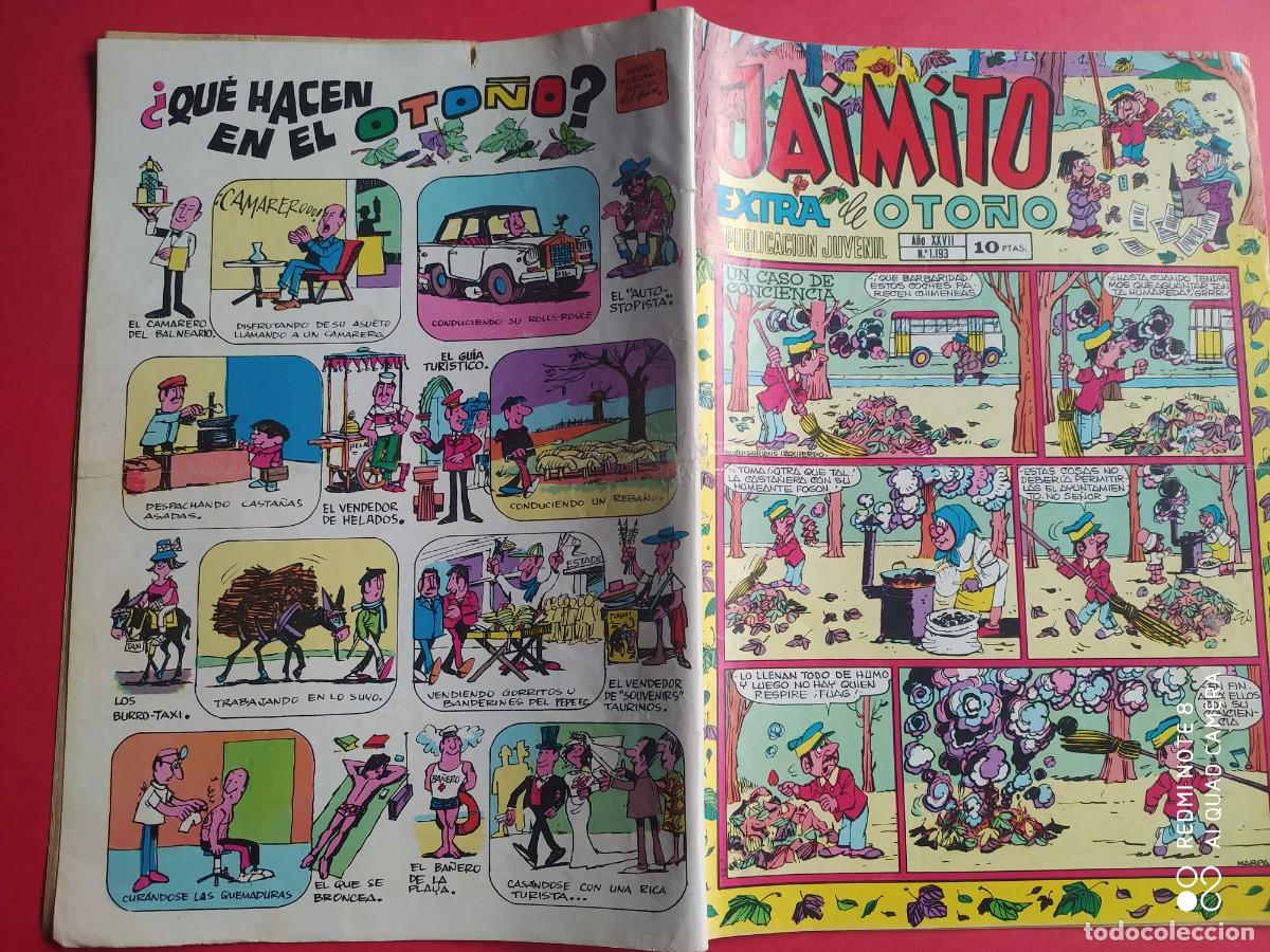 Tebeos: JAIMITO EXTRA DE OTO&Ntilde;O 1193 EDITORIAL VALENCIANA - Foto 2