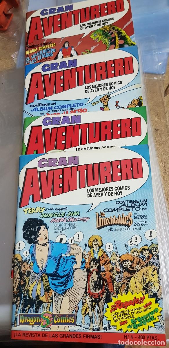 Tebeos: GRAN AVENTURERO. ns. 2. 3. 4. 5. ( LOTE 4 n&uacute;meros) ediciones B - Foto 1