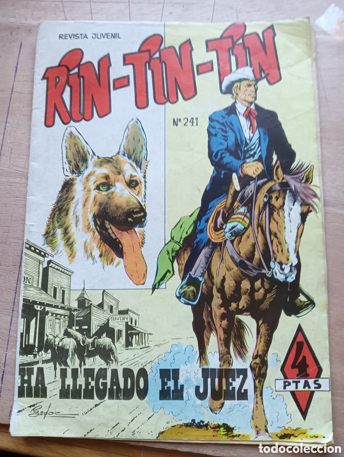 Tebeos: rin.tin. tin en buen estado - Foto 1