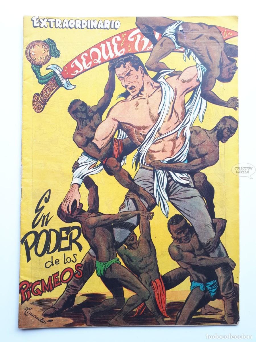 Tebeos: Extraordinario Jeque Blanco - En poder de los pigmeos - Rollan - Original - Foto 1