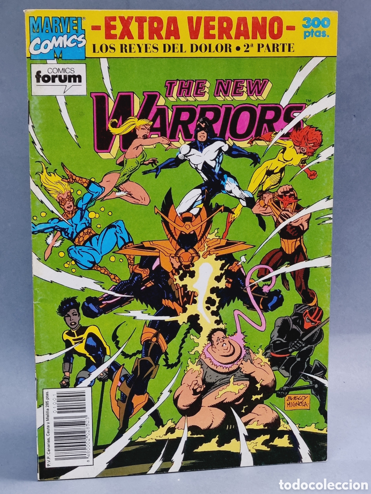 Tebeos: CASI EXCELENTE THE NEW WARRIORS EXTRA VERANO MARVEL COMICS FORUM - Foto 1