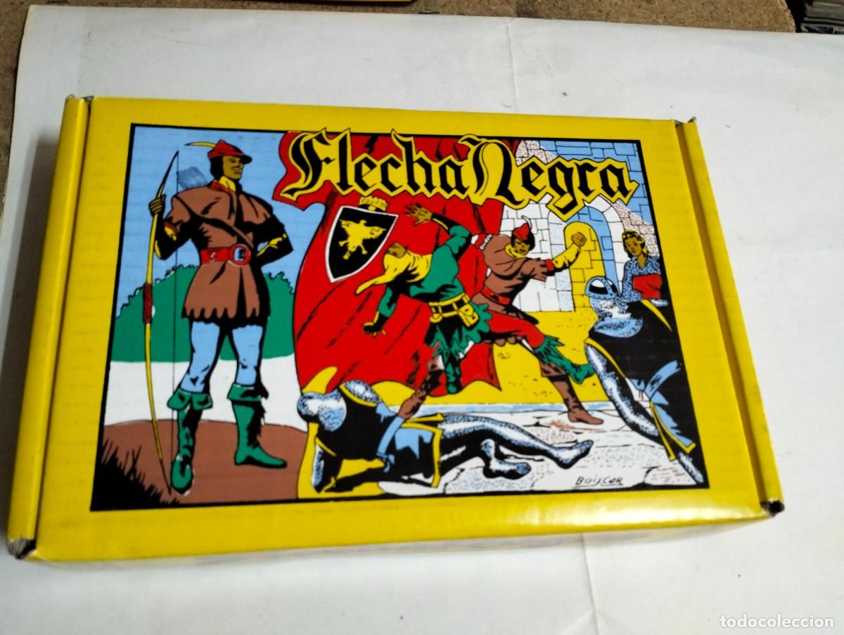 Tebeos: FLECHA NEGRA... 23 CUADERNILLOS ( COMPLETA en un COFRE) - Foto 1