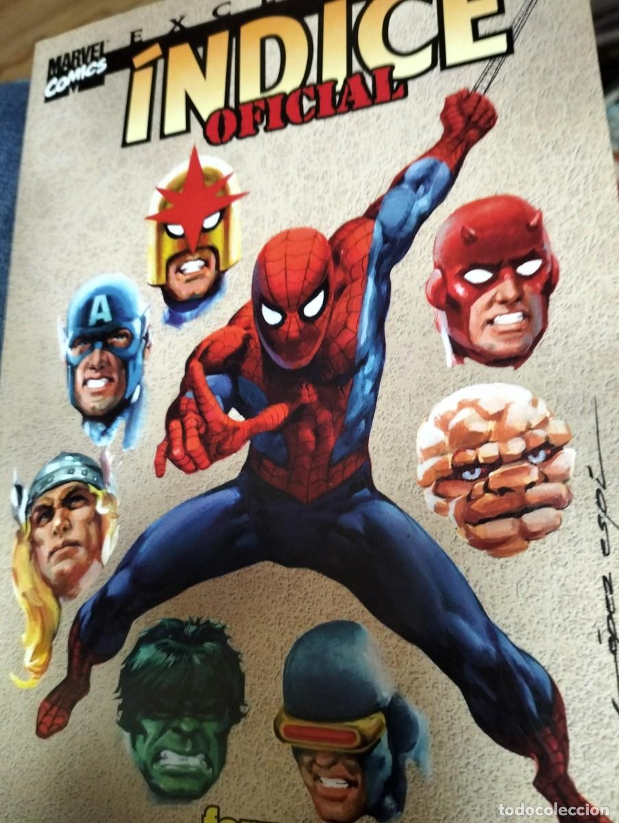 Tebeos: INDICE ( BIBLIOTECA MARVEL) PLANETA - Foto 1