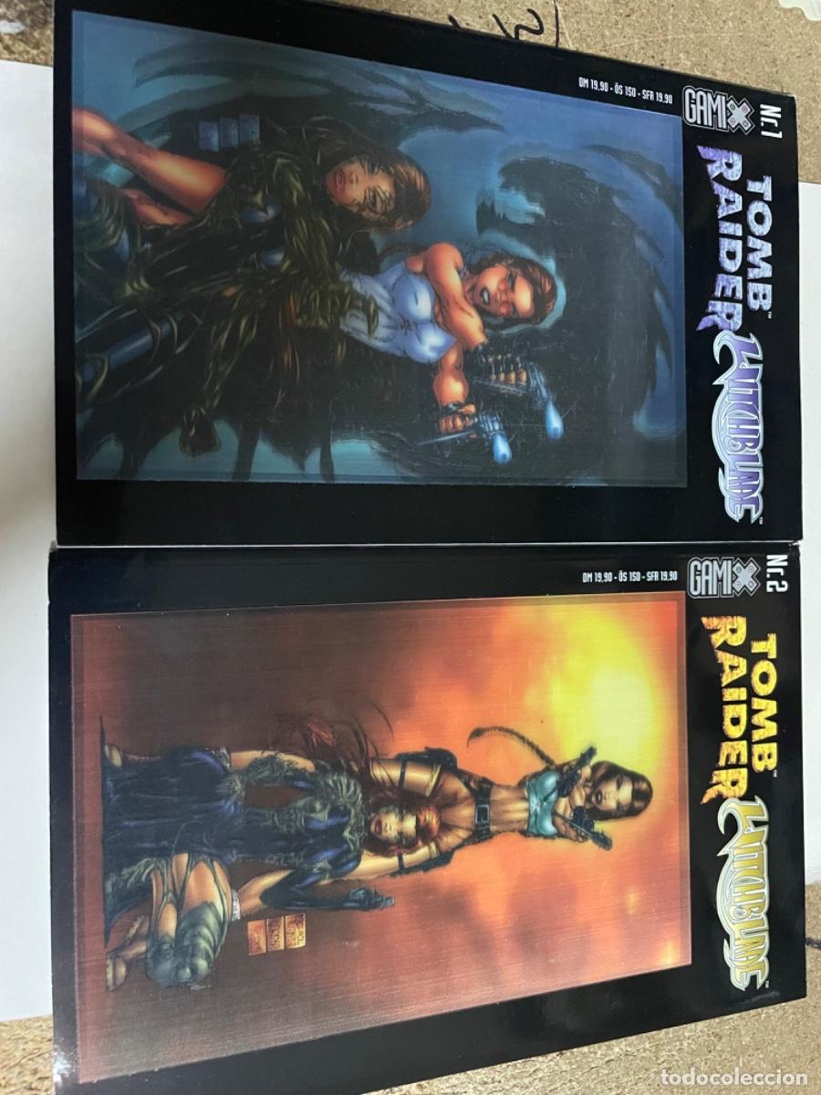 Tebeos: TOMB RAIDER/WITCHBLADE 1 y 2 (EN ALEM&Aacute;N) - Foto 1
