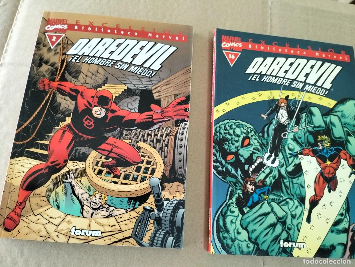 Tebeos: DAREDEVIL ns. 2 y 16 . : BIBLIOTECA MARVEL ( LOTE 2 TOMOS) - Foto 1