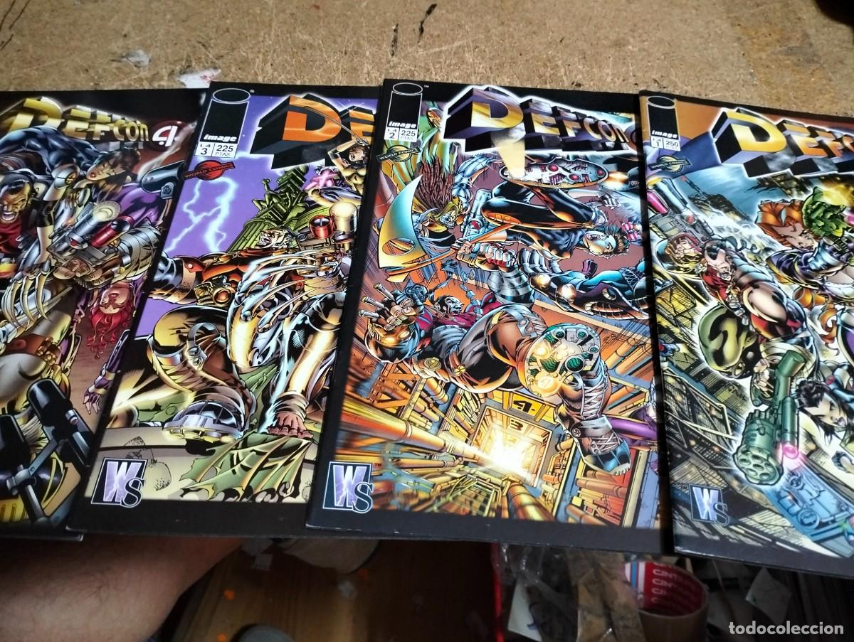 Tebeos: DEFCON 4 # 1. 2. 3. 4 ( COMPLETA 4 COMICS) PLANETA - Foto 1