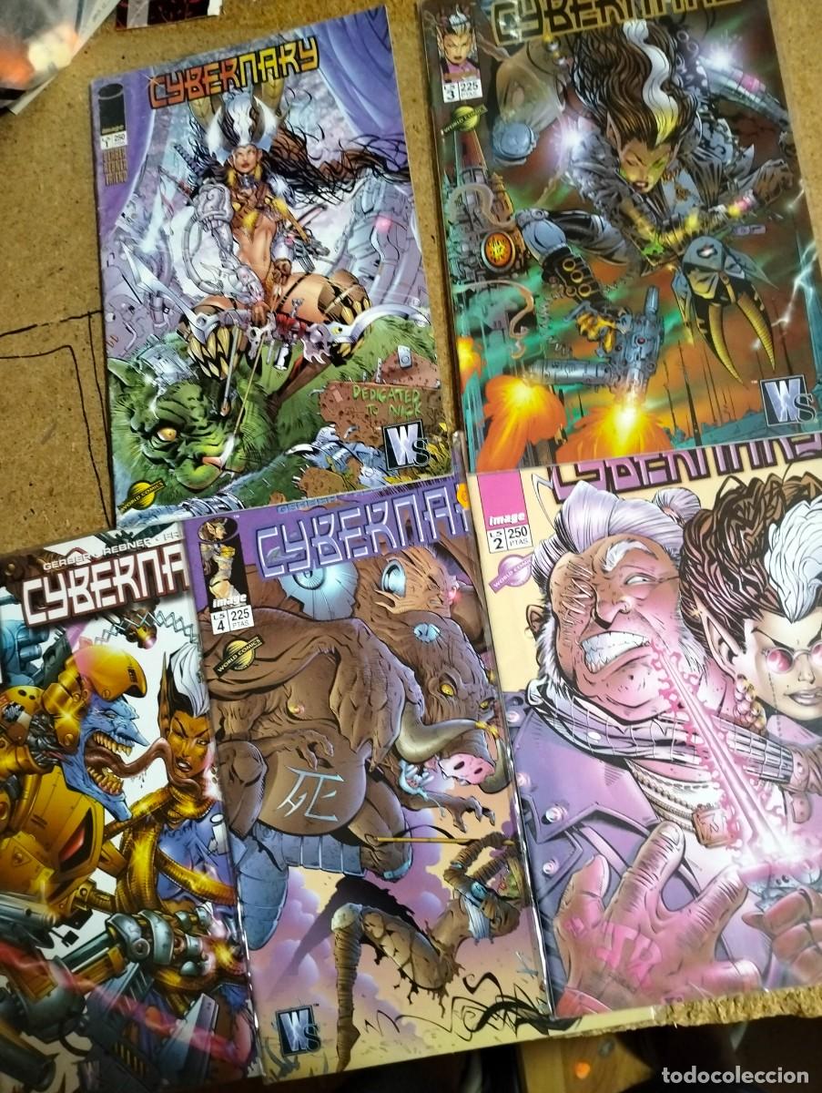 Tebeos: CYBERNARY # 1. 2. 3. 4. 5. ( COMPLETA 5 COMICS) PLANETA - Foto 1