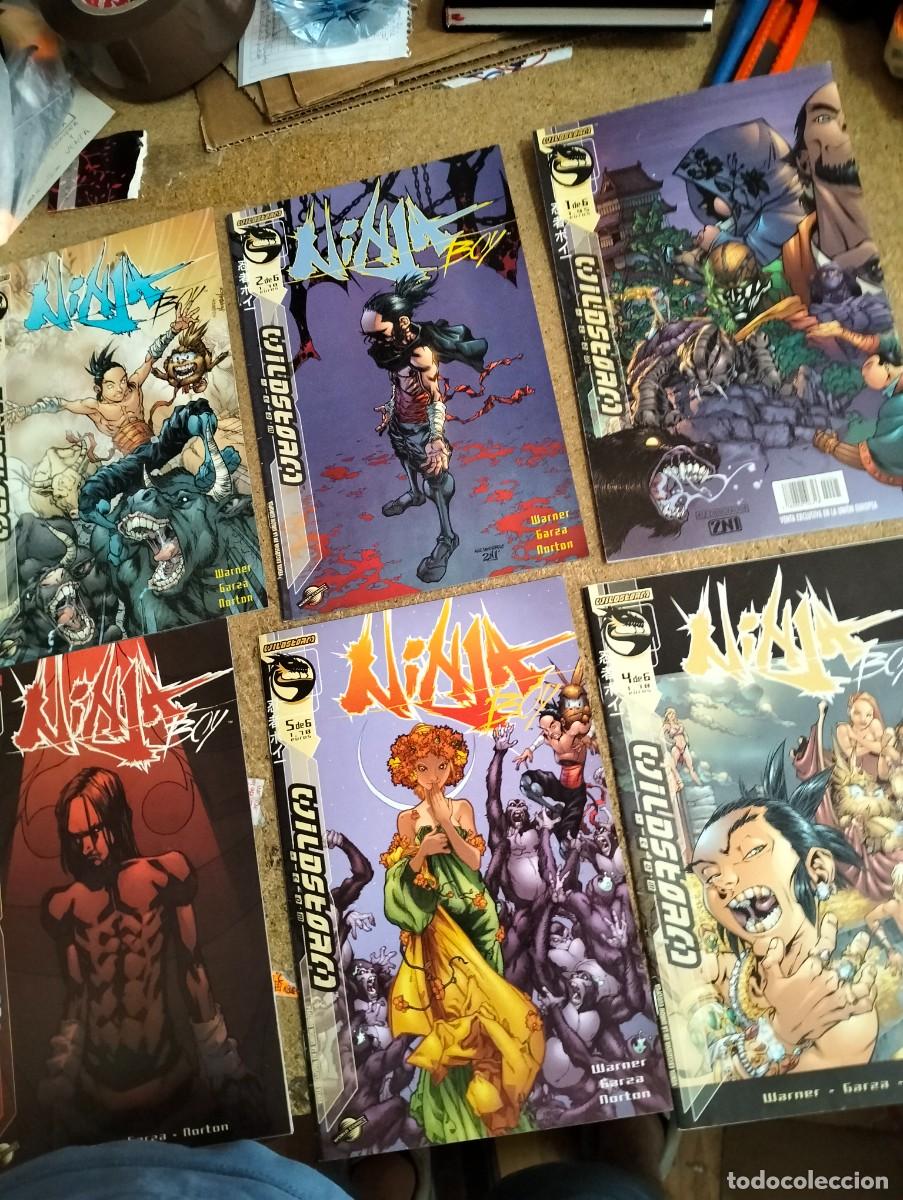 Tebeos: NINJA BOY # 1. 2. 3. 4. 5. 6 ( COMPLETA 6 COMICS) PLANETA - Foto 1