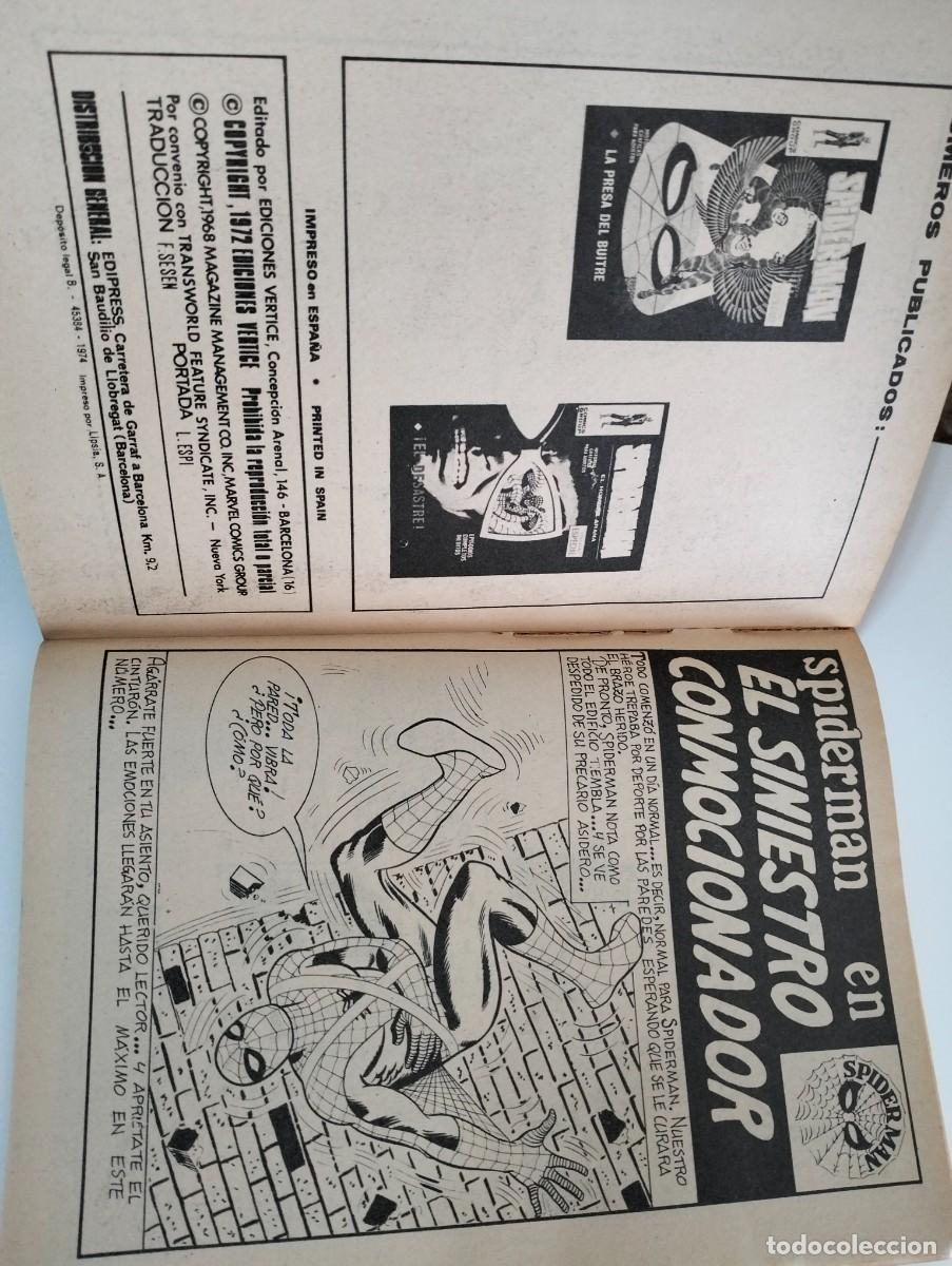 Tebeos: SPIDERMAN vol.1 num. 18. ... VERTICE. - Foto 3