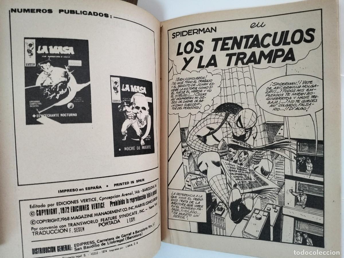 Tebeos: SPIDERMAN vol.1 num. 21 ... VERTICE. - Foto 3