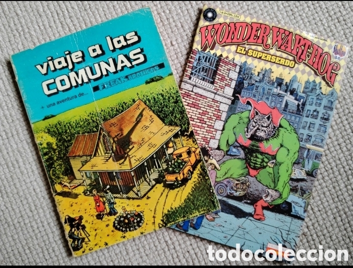 Tebeos: Viaje a las Comunas / Wonder Warthog - Gilbert Shelton - Foto 1