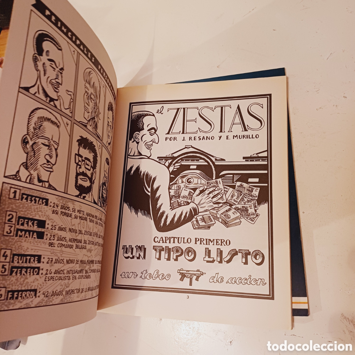 Tebeos: Comic EL ZESTAS 1 Y 2. COMPLETA (Murillo / Resano) La C&uacute;pula, 1988 V&iacute;bora comics - Foto 4