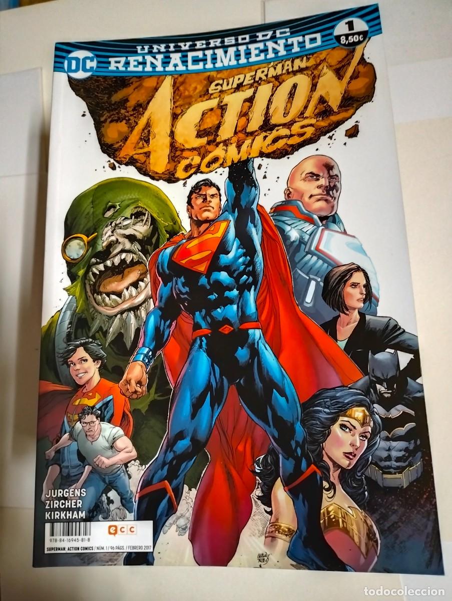 Tebeos: SUPERMAN ACTION COMICS n. 1 ...TOMO EN TAPA BLANDA de ECC de - Foto 1