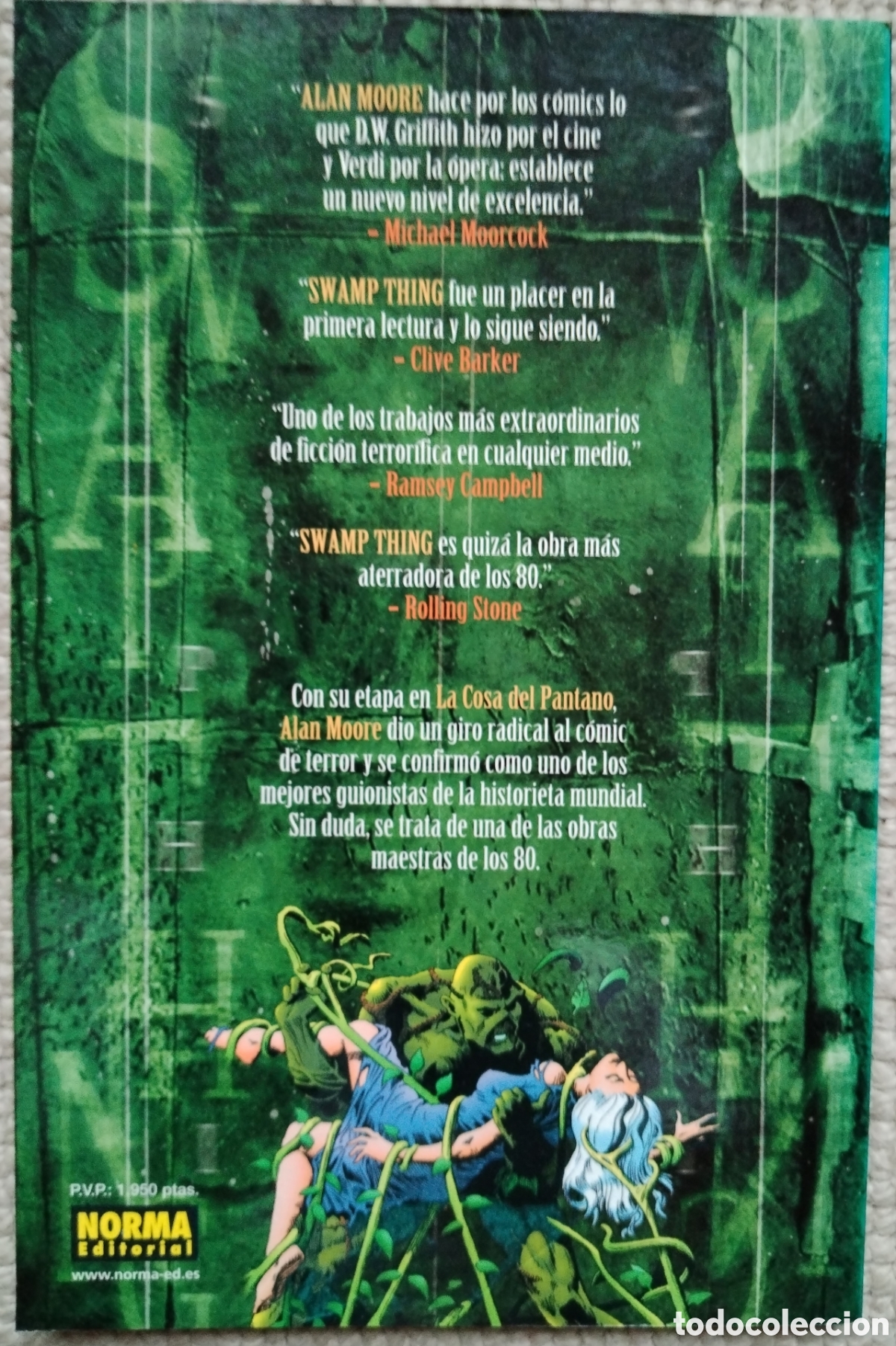 Tebeos: Swamp Thing - Allan Moore y varios autores - Foto 2