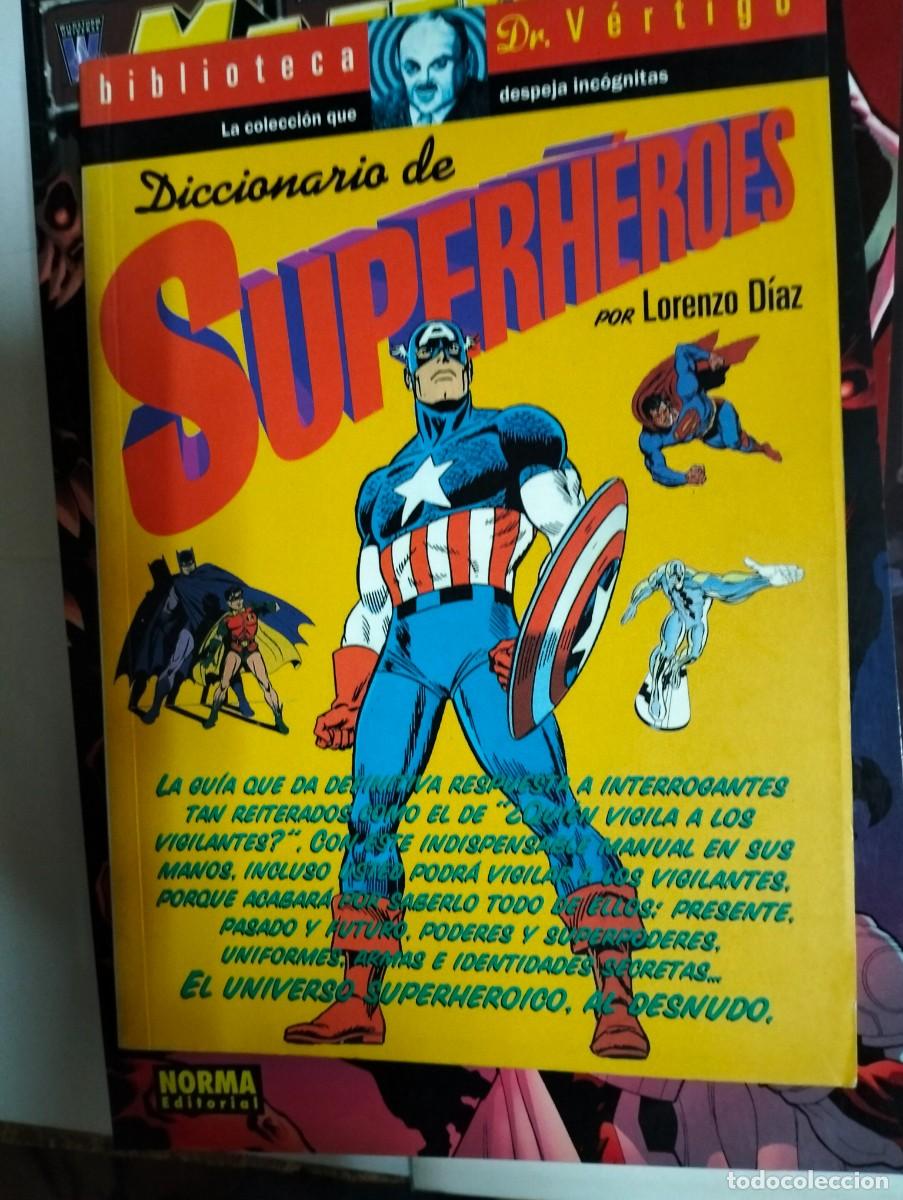 Tebeos: DICCIONARIO DE LOS SUPERH&Eacute;ROES ... editorial GLENAT - Foto 1