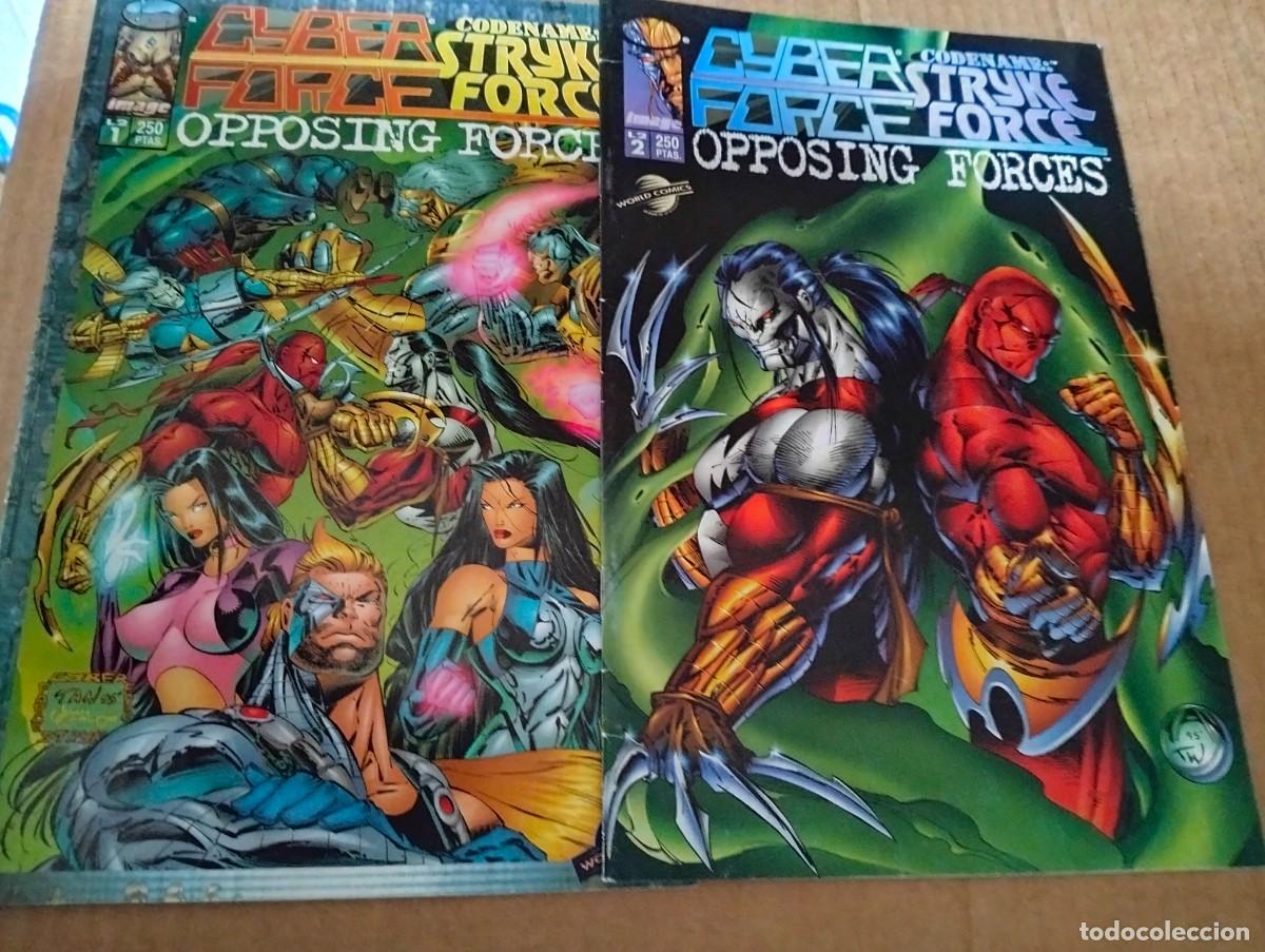 Tebeos: CYBER FORCE / STRYKE FORCE : OPOSSING FORCES. ns. 1.2. ( COMPLETA 2 COMICS) PLANETA - Foto 1