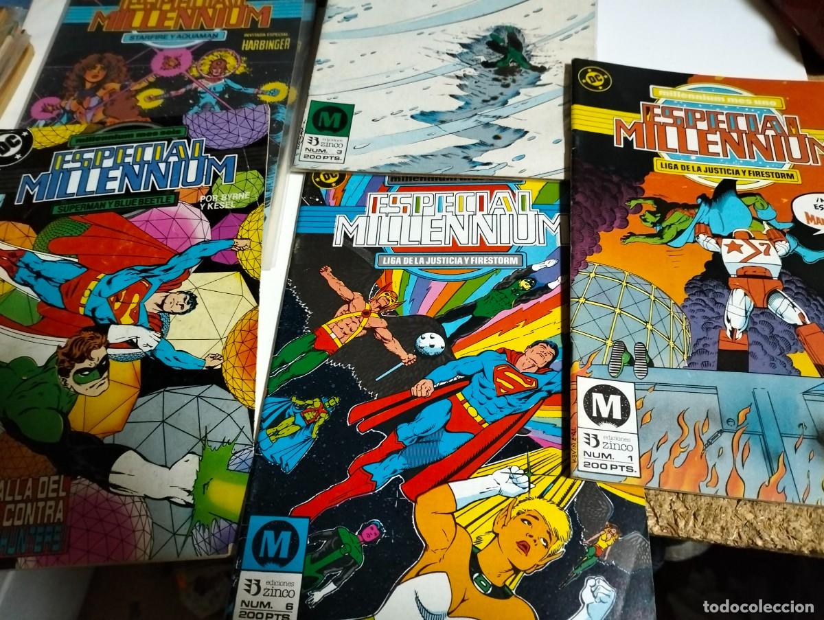 Tebeos: ESPECIAL MILLENIUM # 1, 3, 6, 7, 9 ( LOTE 5 N&Uacute;MEROS) ZINCO - Foto 1