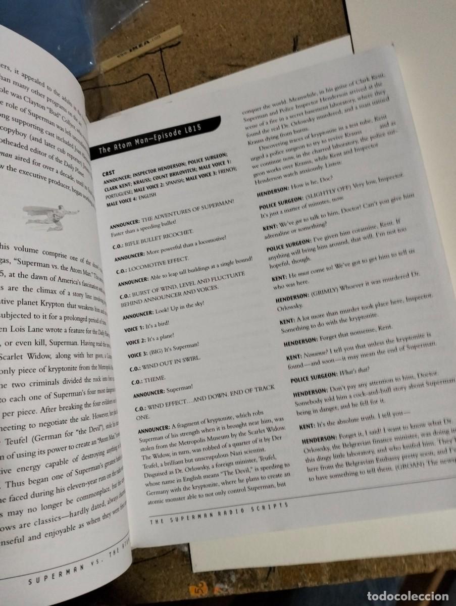 Tebeos: SUPERMAN : RADIO SCRIPTS ( ORIGINAL SCRIPTS FROM 1940 RADIO ) EN INGLES ...DC - Foto 2