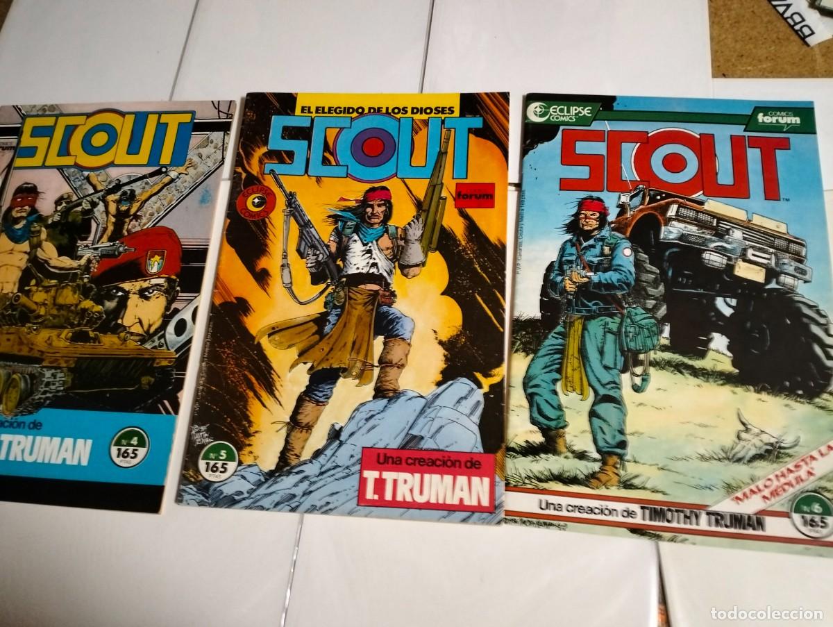 Tebeos: SCOUT.. ns. 4, 5, 6 ( lote 3 n&uacute;meros ) FORUM - Foto 1
