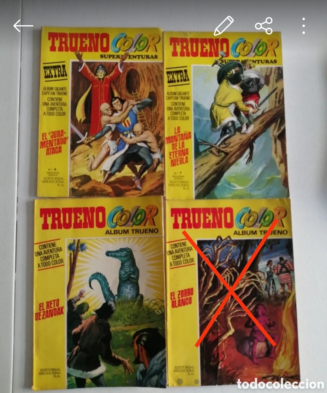 Tebeos: Comics JABATO COLOR Y CAPITAN TRUENO - Foto 8