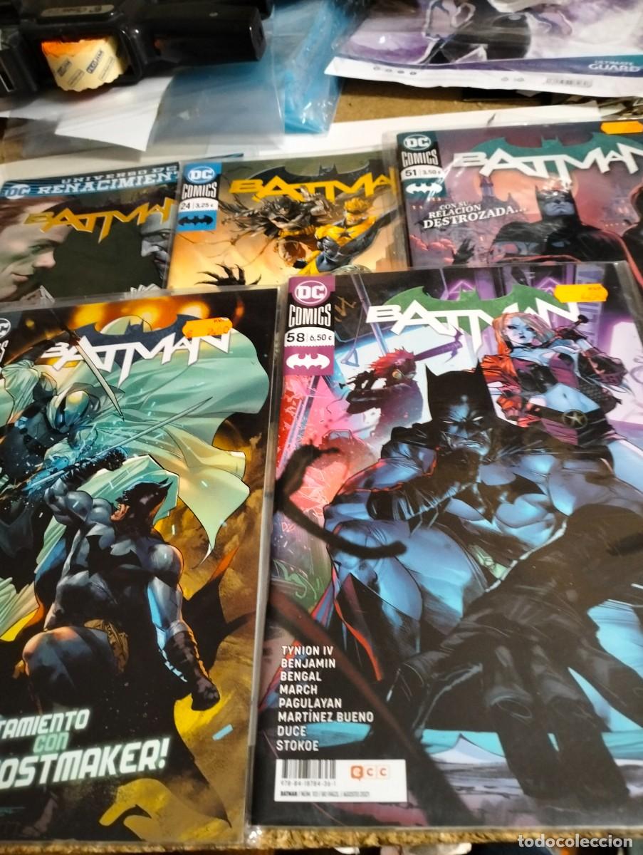 Tebeos: BATMAN # 15, 24, 51, 57, 58 ( LOTE 9 N&Uacute;MEROS ) ECC - Foto 1