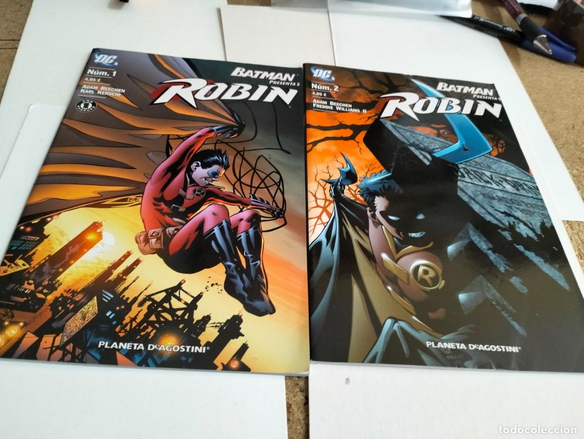 Tebeos: BATMAN PRESENTA: ROBIN # 1. 2 ( LOTE 2 N&Uacute;MEROS ) PLANETA - Foto 1