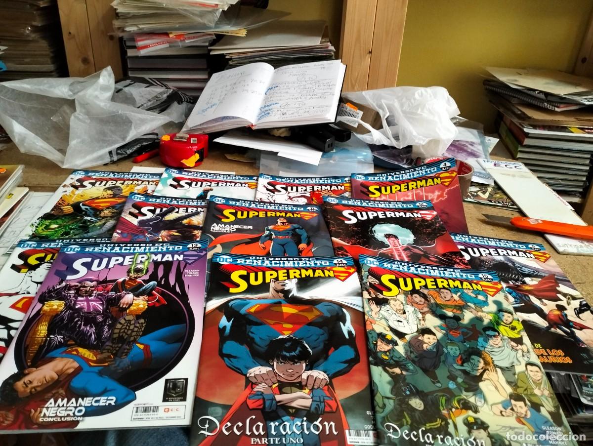 Tebeos: SUPERMAN ( RENACIMIENTO )# 1 al 15 ( LOTE 15 N&Uacute;MEROS ) ECC - Foto 1