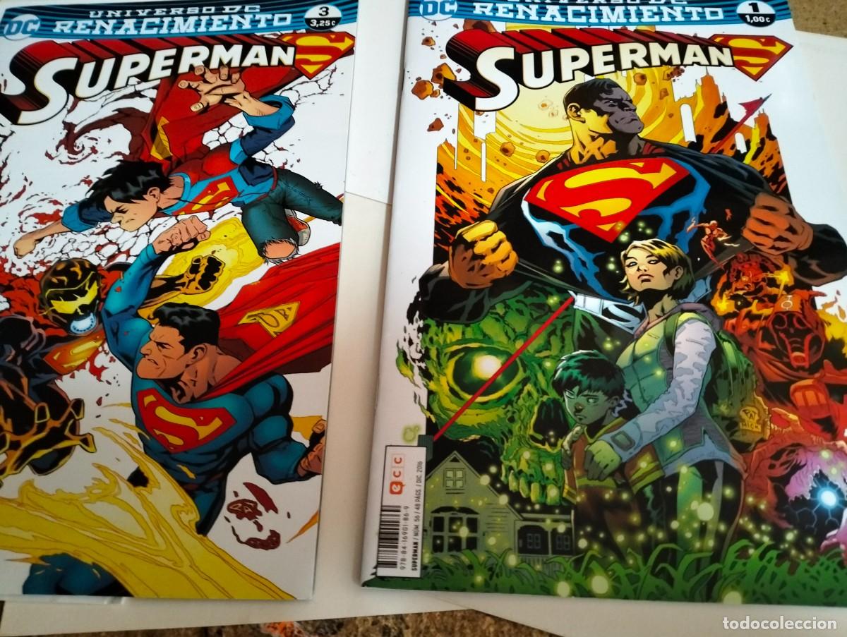Tebeos: SUPERMAN : RENACIMIENTO # 1 y 3. ( LOTE 2 N&Uacute;MEROS) ... ECC - Foto 1