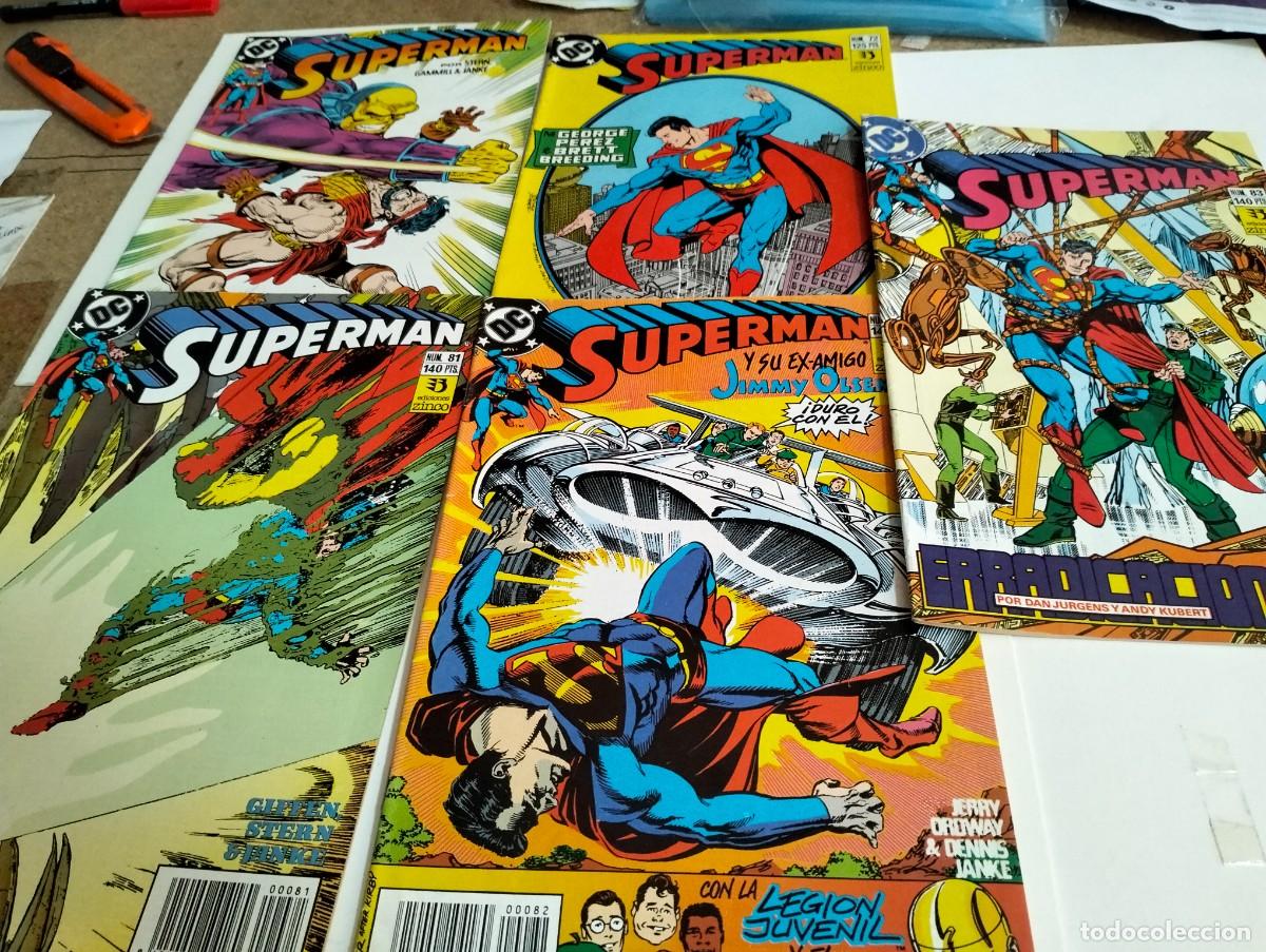 Tebeos: SUPERMAN #. 68, 72, 81, 82, 83, ( LOTE 5 N&Uacute;MEROS) ... ZINCO - Foto 1