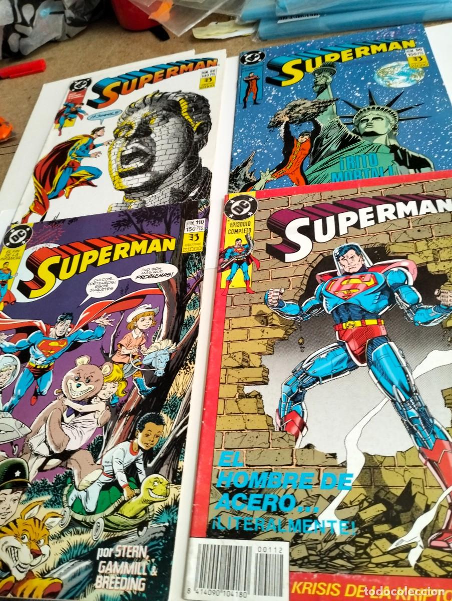 Tebeos: SUPERMAN #. 86, 96, 110, 112 ( LOTE 4 N&Uacute;MEROS) ... ZINCO - Foto 1