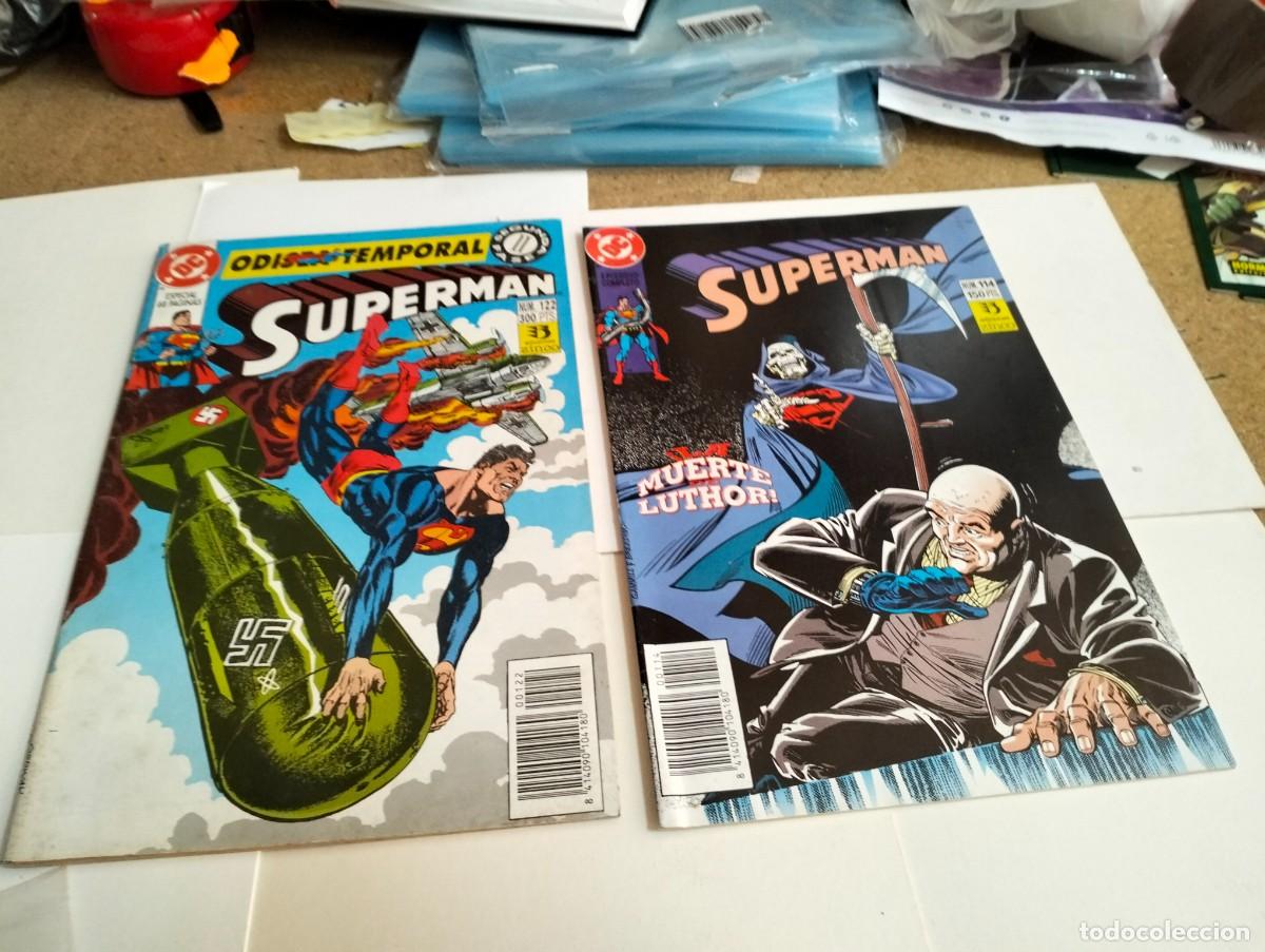 Tebeos: SUPERMAN #. 114, 122 ( LOTE 2 N&Uacute;MEROS) ... ZINCO - Foto 1