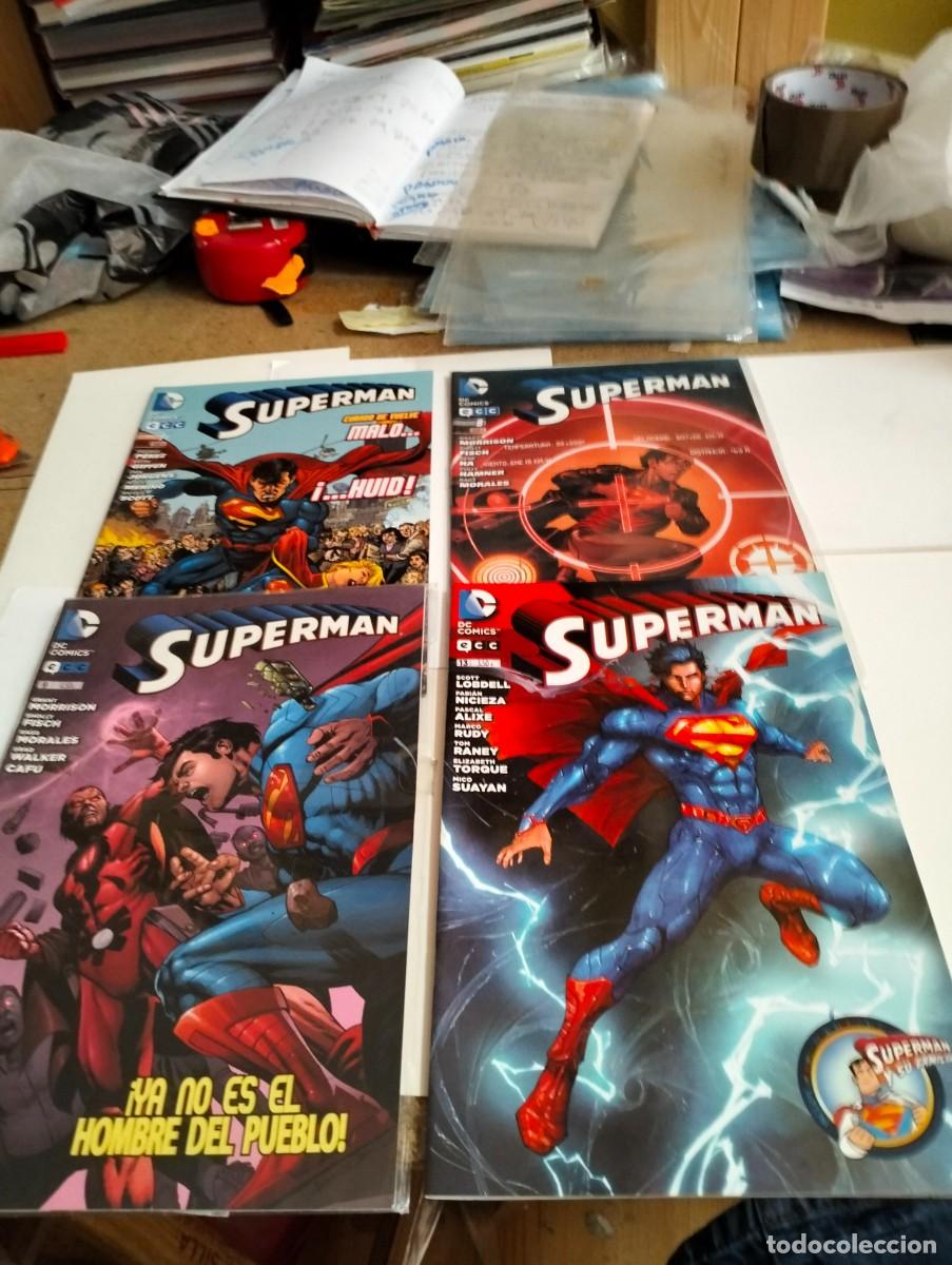 Tebeos: SUPERMAN #. 7, 8, 9, 13 ( LOTE 4. N&Uacute;MEROS) ... Ecc - Foto 1