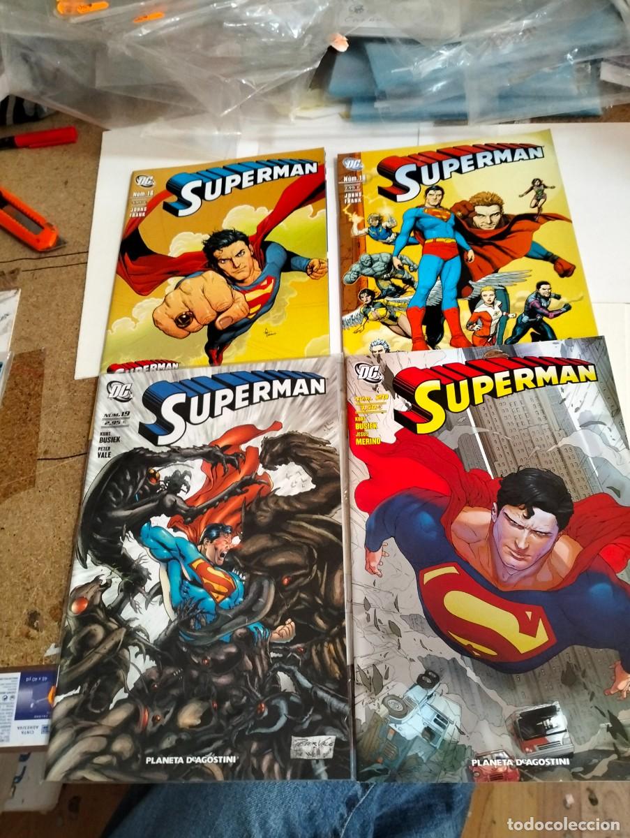 Tebeos: SUPERMAN #. 16, 18, 19, 20 ( LOTE 4. N&Uacute;MEROS) ... PLANETA - Foto 1