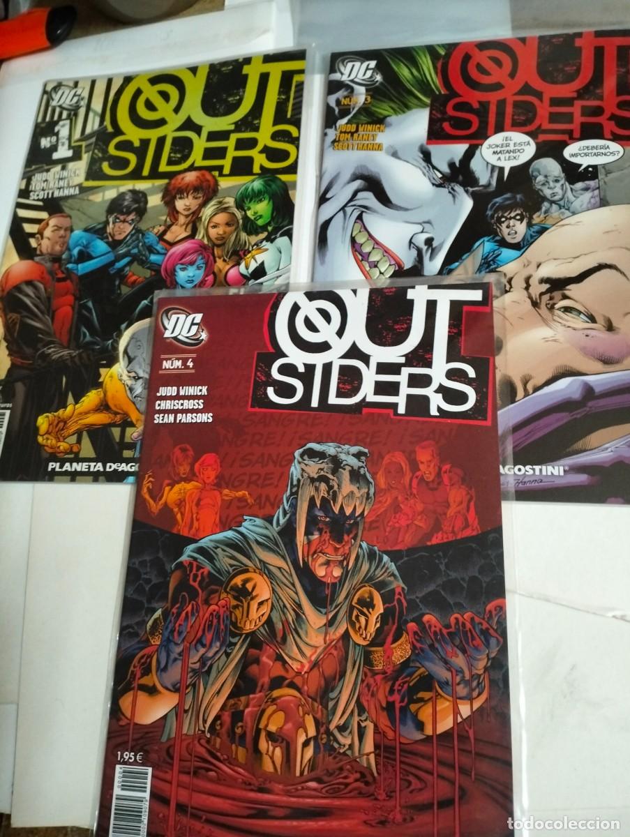Tebeos: OUTSIDERS # 1 ,3, 4 ( lote 3 n&uacute;meros ) PLANETA - Foto 1