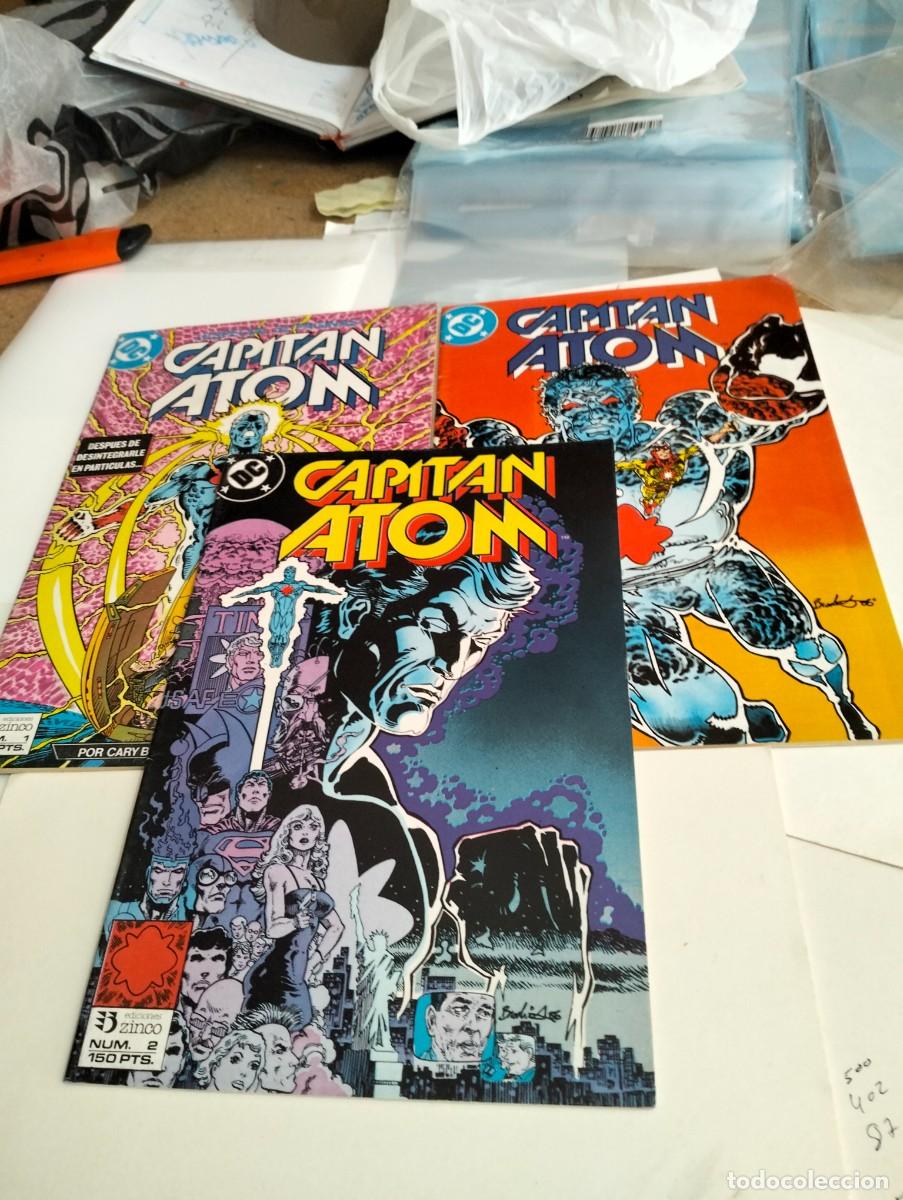 Tebeos: CAPITAN ATOM . # 1, 2, 3 ( lote 3 n&uacute;meros ) ZINCO - Foto 1