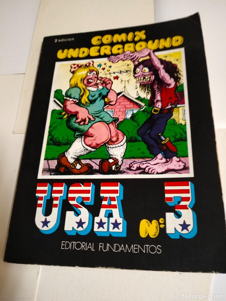 Tebeos: COMIX UNDERGROUND : USA 3 ..TAPA BLANDA - Foto 1